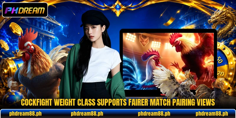 Cockfight Weight Class supports fairer match pairing views