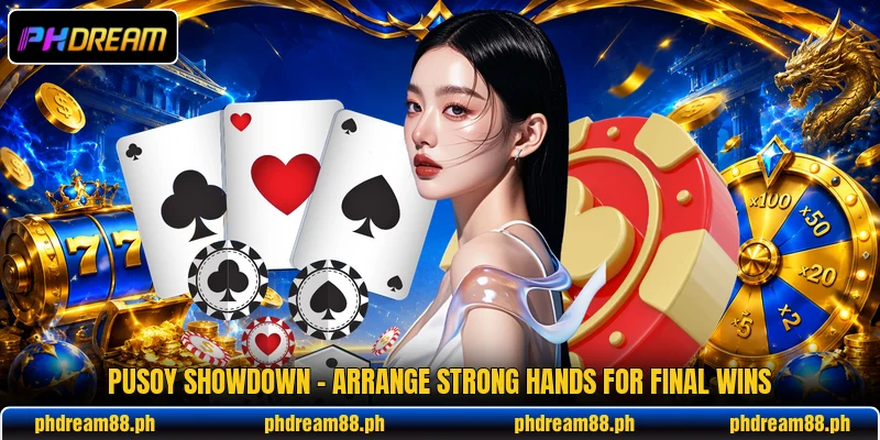 Pusoy Showdown - Arrange Strong Hands For Final Wins