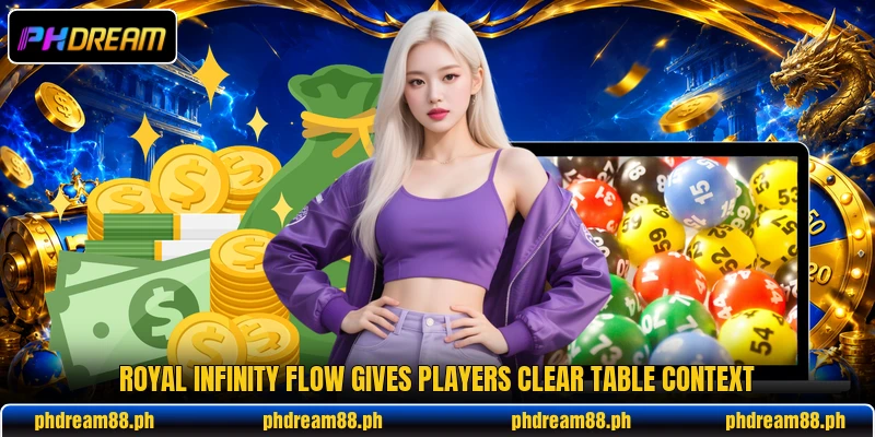 Royal Infinity Flow gives players clear table context