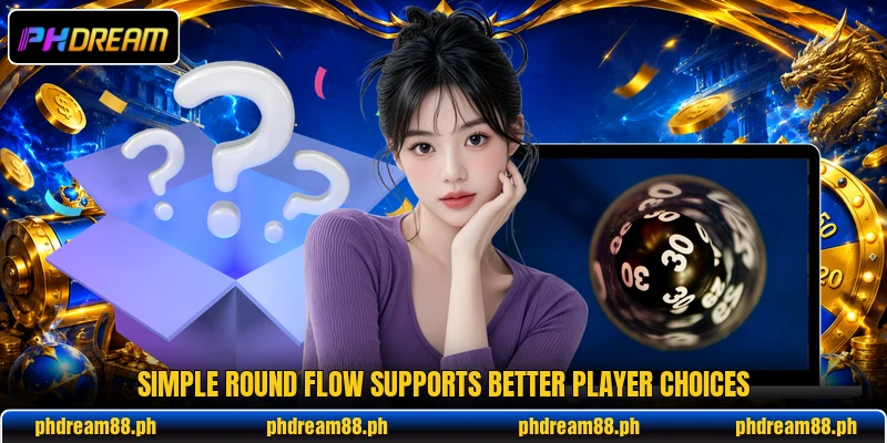 Simple round flow supports better player choices Simple round flow supports better player choices