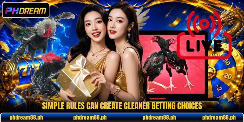 Simple rules can create cleaner betting choices Simple rules can create cleaner betting choices
