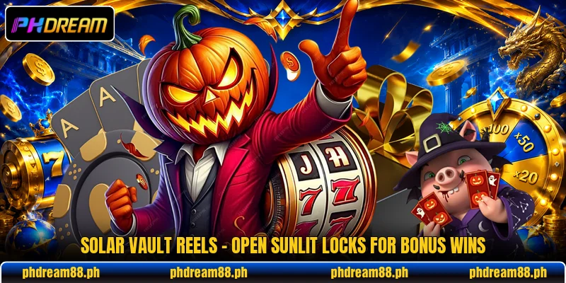 Solar Vault Reels - Open Sunlit Locks For Bonus Wins